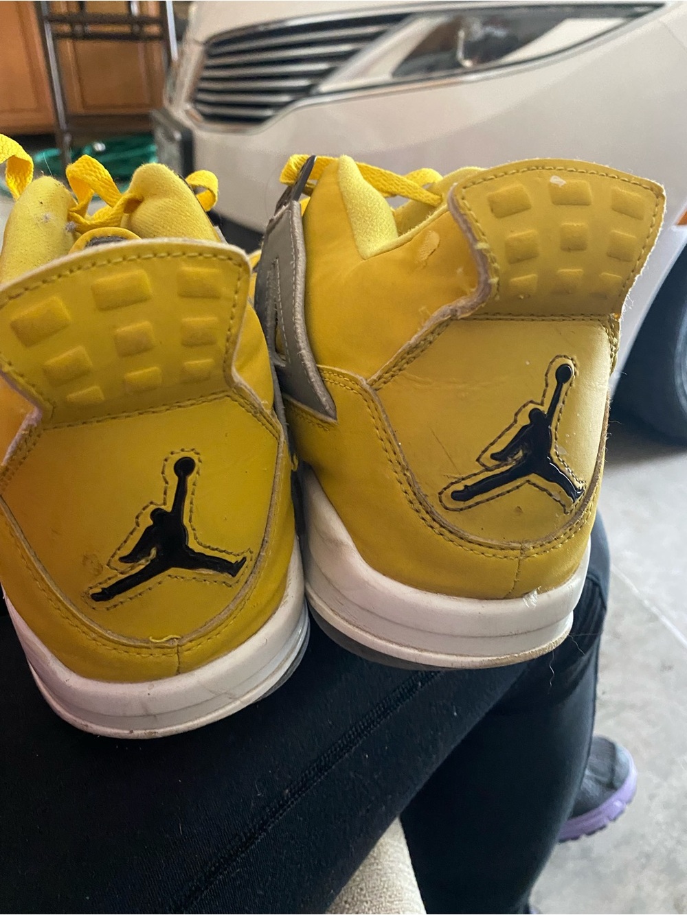 Nike Yellow Black Jumpman Men’s Sneakers